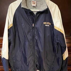Red Oak Men's Navy and White Georgia Southern Windbreaker